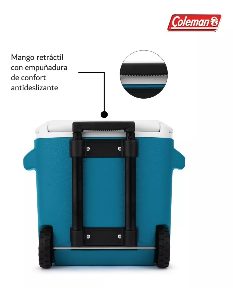 Hielera Chiller 28 QT Coleman 6220 Azul Con Blanco