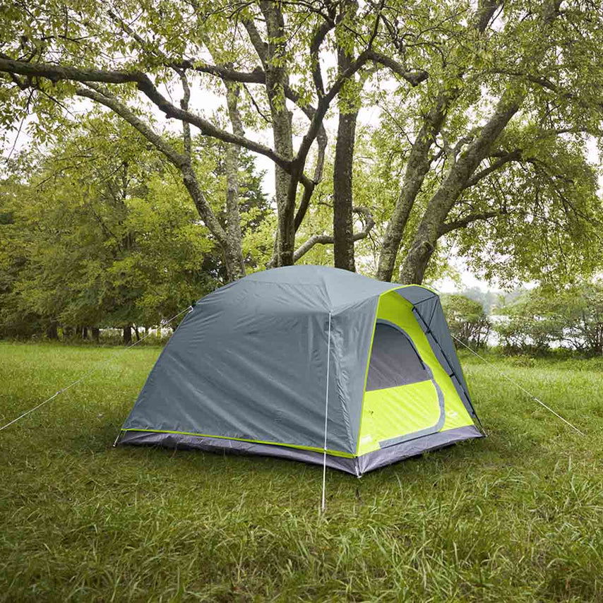 Casa De Campaña Coleman Amazonia, 6 Personas, Gris Con Verde