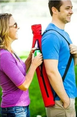 Hielera flexibles Coleman color rojo