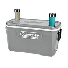 Hielera Coleman 120 Qt 5872, Gris Con Blanco