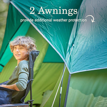 Casa De Campaña Coleman Sundome 6 Personas, Verde