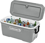 Hielera 70 QT Coleman 5871, Gris Con Blanco