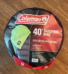 Sleeping Bag Coleman Contour, Gris Con Lima