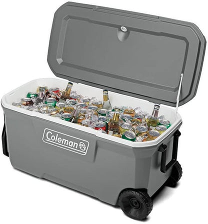 Hielera 316 100 QT Coleman 5863 Gris Con Blanco