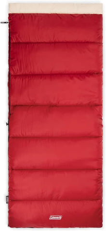 Sleeping Bag Coleman Flatlands, 30F, Rojo