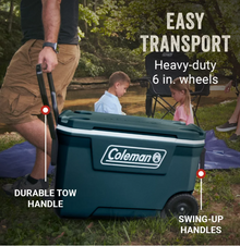 La Hielera Coleman 316 Series™ 62QT con ruedas modelo 5859